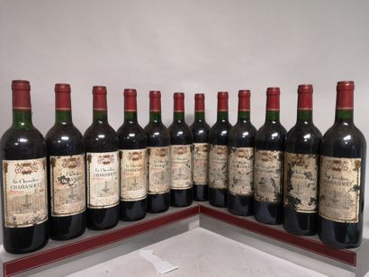 null 12 bouteilles Le CHEVALIER CHABASOULT - Bordeaux 1998 A VENDRE EN L'ETAT