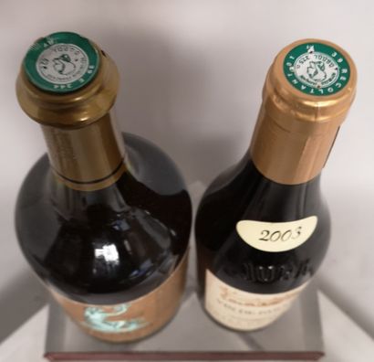 null 2 bouteilles VINS de JURA

1 ARBOIS 1999 Henri MAIRE et 1 37,5cl VIN de PAILLE...
