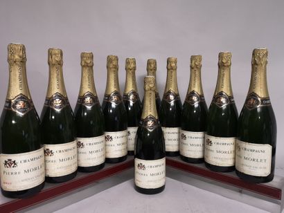 null 11 bouteilles CHAMPAGNE Brut - Pierre MORLET A VENDRE EN L'ETAT