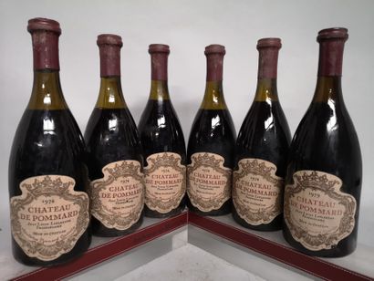 null 6 bottles POMMARD - Château de Pommard 5 from 1974 and 1 from 1979

Levels between...