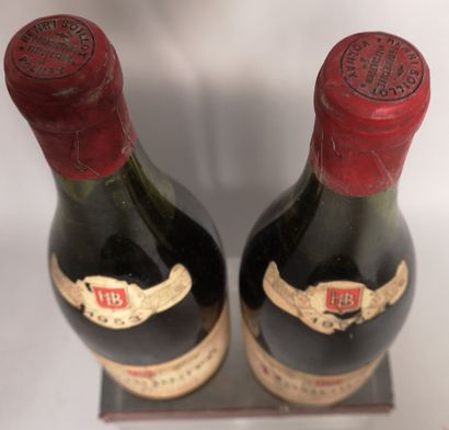 null 2 bottles POMMARD "Les Jarollières" - Henri BOILLOT 1953

Label slightly stained....