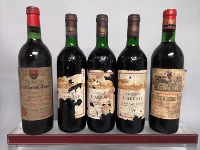 null 5 bouteilles BORDEAUX DIVERS A VENDRE EN L'ETAT :

1 Ch. GRAND CORBIN MANUEL...
