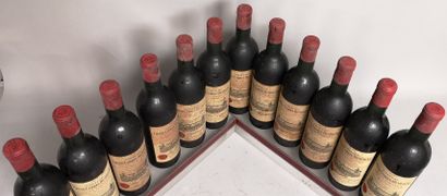 null 12 bottles Château GRAND CORBIN D'ESPAGNE - Grand Cru de Saint Emilion 1964

Stained...