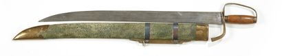 null CHINA

Sword with scabbard in stingray.

Late 19th century

(wear and trans...