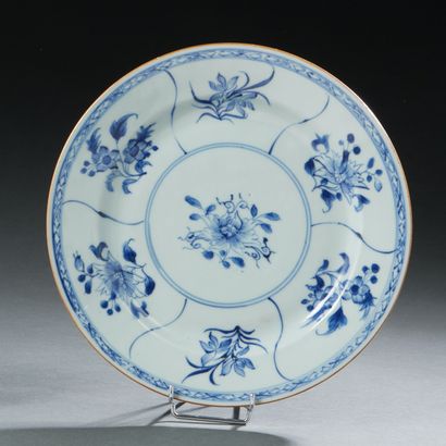 null CHINA

Circular porcelain plate decorated with flowers in reserves 

18th century...