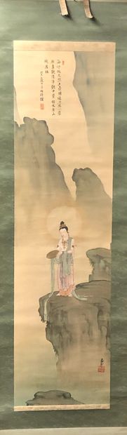 null CHINA

Ink and color paint roller on paper representing a budda.



Size: 126...
