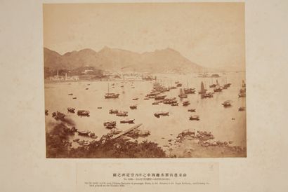 LAI AFONG (1838 ou1839-1890) East Point looking towards Victoria Hills, Hong Kong...