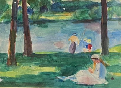 null Henri OTTMANN (1877-1927)

Fishing Party

Watercolor, signed lower left.

Size...