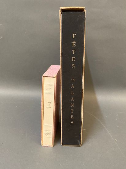 null VERLAINE – [GRAU-SALA] Fêtes galantes. Paris, Nice, Imprimatur, 1953. 1 vol....