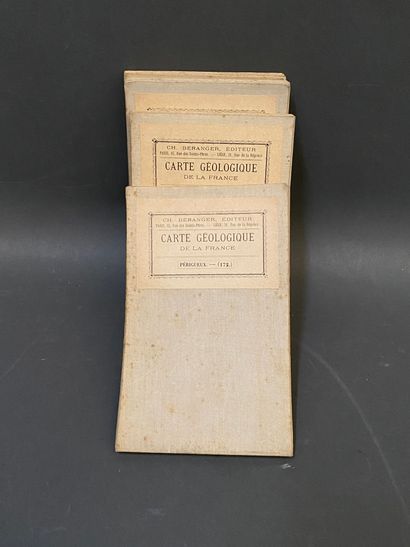 null [CARTOGRAPHIE]. Carte géologique de la France. Ch. Béranger, éditeur. Vers 1900....