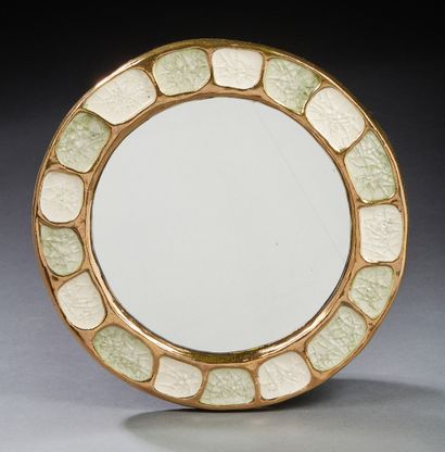 MITHÉ ESPELT (1923-2020) Miroir cristaux en céramique
Diam. : 30 cm
