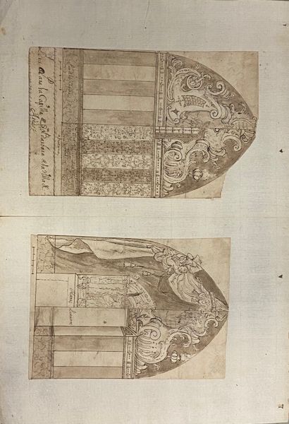 null Ensemble de quatre dessins :



- Ecole ESPAGNOLE du XVIIIème siècle

Deux projets...