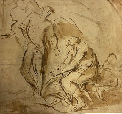 null Ensemble de six dessins :



- Ecole ITALIENNE du XVIIIème siècle

La Vierge...