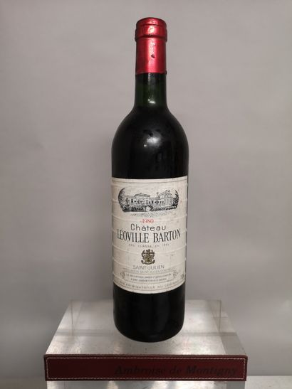 null 1 bouteille Château LEOVILLE BARTON - 2e GCC Saint Julien 1980 

Etiquette légèrement...