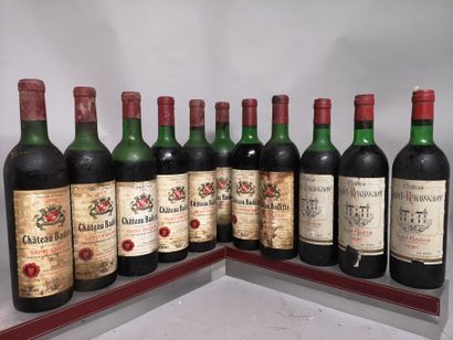 null 11 bouteilles SAINT EMILION DIVERS A VENDRE EN L'ETAT

8 Château BADETTE 1970...