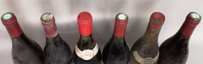 null 6 bouteilles BOURGOGNE DIVERS des années 1970 A VENDRE EN L'ETAT 

(Collerettes...