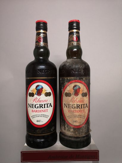 null 2 bouteilles 1l RHUM de la Martinique NEGRITA Années 80 - Bardinet 

Couleur...