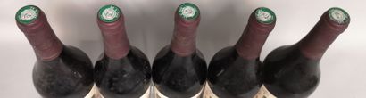  5 bouteilles ARBOIS "Cuvée des Grand Maîtres - Gauguin" - Henri Maire 1998 
Etiquettes...
