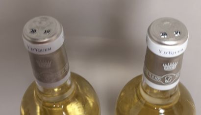 null 2 bottles "Y" of Château YQUEM - 1st Gcc Sauternes 2019