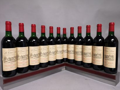 null 12 bouteilles Château LA GRACE DIEU - Saint Emilion Grand Cru 1985 En caisse...