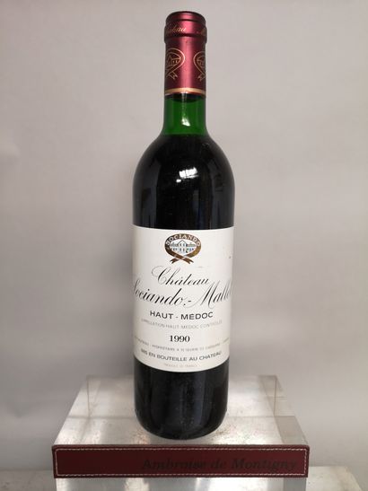 null 1 bottle Château SOCIANDO MALET - Haut Medoc 1990 

Slightly low.