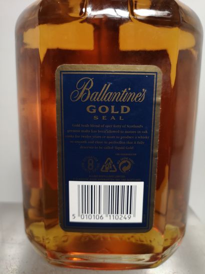 null 1 flacon 100 cl SCOTCH WHISKY BALLANTINE'S "Gold Seal" Special Reserve 12 ans...