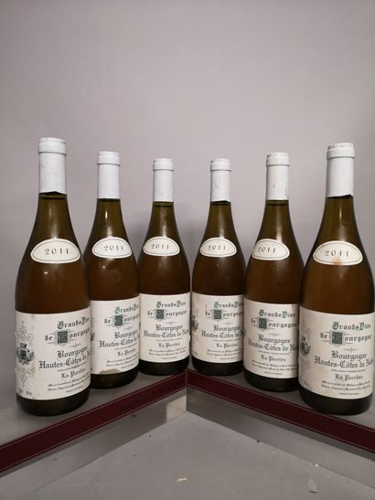null 6 bottles BOURGOGNE Hautes Côtes de Nuits Blanc "La Perrière" - Ph. de BOIS...