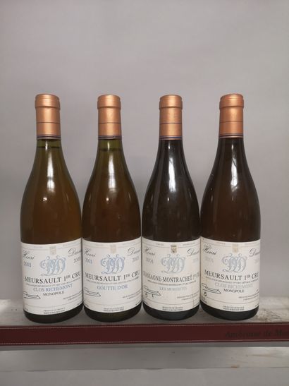 null 4 bouteilles BOURGOGNES BLANCS - Henri DARNAT

MEURSAULT 1er Cru "Goutte d'Or"...