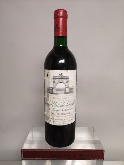 null 1 bottle Château LEOVILLE LAS CASES - 2nd Gcc Saint Julien 1985 

Stained and...