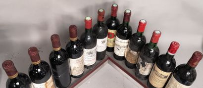 null 12 bouteilles BORDEAUX DIVERS Millésimes des années 1980 et 1990 A VENDRE EN...