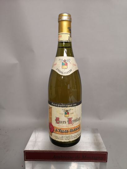 null 1 bouteille CROZES HERMITAGE Blanc - VIDAL FLEURY 1998 

Etiquette légèrement...