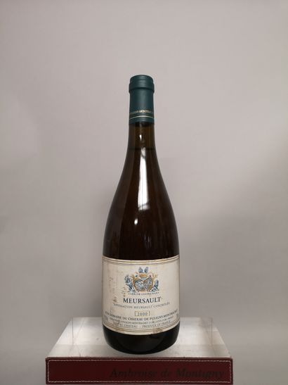 null 1 bouteille MEURSAULT - Ch. de PULIGNY MONTRACHET 2000 

Etiquette légèrement...