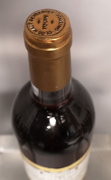 null 1 bouteille Château CLOS HAUT PEYRAGUEY - 1er GCC Sauternes 1996