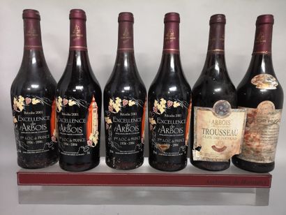  6 bouteilles ARBOIS DIVERS - Henri Maire (années 1990) AVENDRE EN L'ETAT