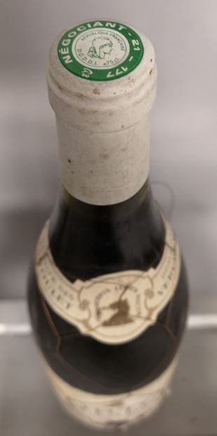  1 bouteille CORTON Grand Cru "Bressandes" - JABOULET VERCHERRE 1982 
Etiquette abîmée...