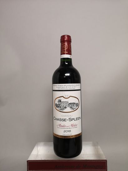 null 1 bottle Château CHASSE SPLEEN - Moulis 2016 

Label slightly marked.