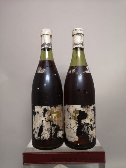 null 2 bouteilles CLOS de La ROCHE Grand cru - mis en bouteille par les amis du vins...