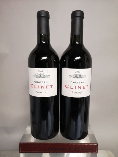 null 2 bottles Château CLINET - Pomerol 2005
