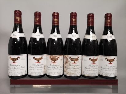  6 bouteilles BOURGOGNE Hautes Côte de Nuits - GROS frére et soeur 5 de 2011 et 1...