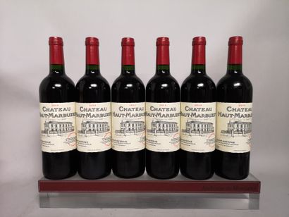 null 6 bouteilles Château HAUT MARBUZET - Saint Estèphe 2014
