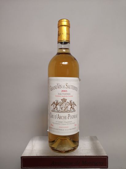 null 1 bouteille SAUTERNES Cru d'ARCHE PUGNEAU - J.F. DANEY 2005 

Etiquette légèrement...