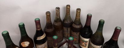  12 bouteilles ARBOIS DIVERS Blancs et rouges - Henri Maire A VENDRE EN L'ETAT