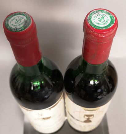 null 2 bouteilles CRUS CLASSES - DOMAINES Ph. de ROTHSCHILD 

1 Château CLERC MILON...