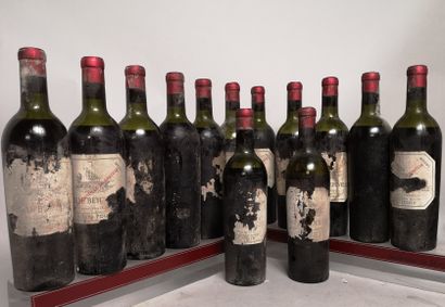 null 13 bottles Château BEYCHEVELLE - 4th Gcc Saint Julien 1950 

8 labels damaged...