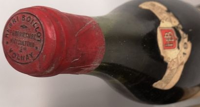  1 bouteille POMMARD "Les Jarollières" - Henri BOILLOT 1953 
Étiquette légèrement...