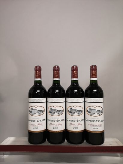 null 4 bottles Château CHASSE SPLEEN - Moulis 2013