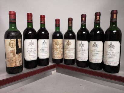 null 8 bottles Château DILLON - Haut Medoc FOR SALE AS IS 

1 from 1973, 1982 and...