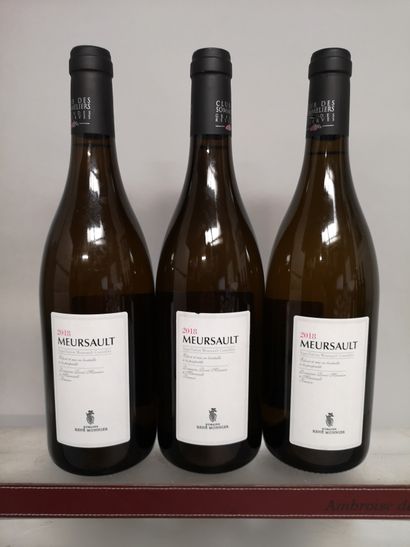 null 3 bottles MEURSAULT - René MONNIER 2018