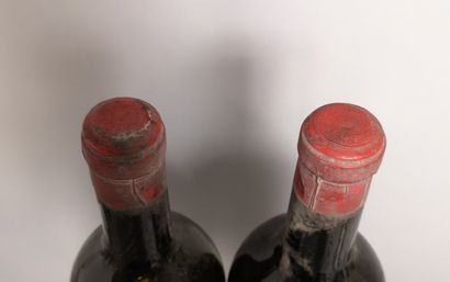 null 2 bouteilles VINS AOC MARGAUX - AUDINET BUHAN Neg. 1929 

Etiquettes abimées,...