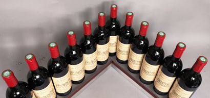 null 12 bottles Château LA GRACE DIEU - Saint Emilion Grand Cru 1985 In wooden case....